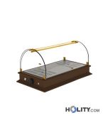 Vetrina porta brioches a cupola riscaldata h16918