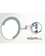 Specchio cosmetico ingranditore tondo a parete h3902