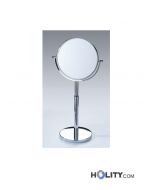 Specchio cosmetico ingranditore tondo da appoggio h3906