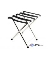 Reggivaligia in acciaio per hotel h43830