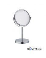 Specchio rotondo su ripiano h438_106