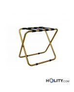 Gold hotel luggage rack h514_16