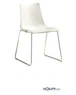 Chair scab zebra polymer slide h74279 linen