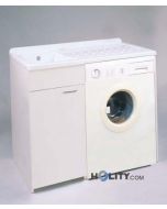 Wash basin with basin for washing machine h15619 methacrylate
