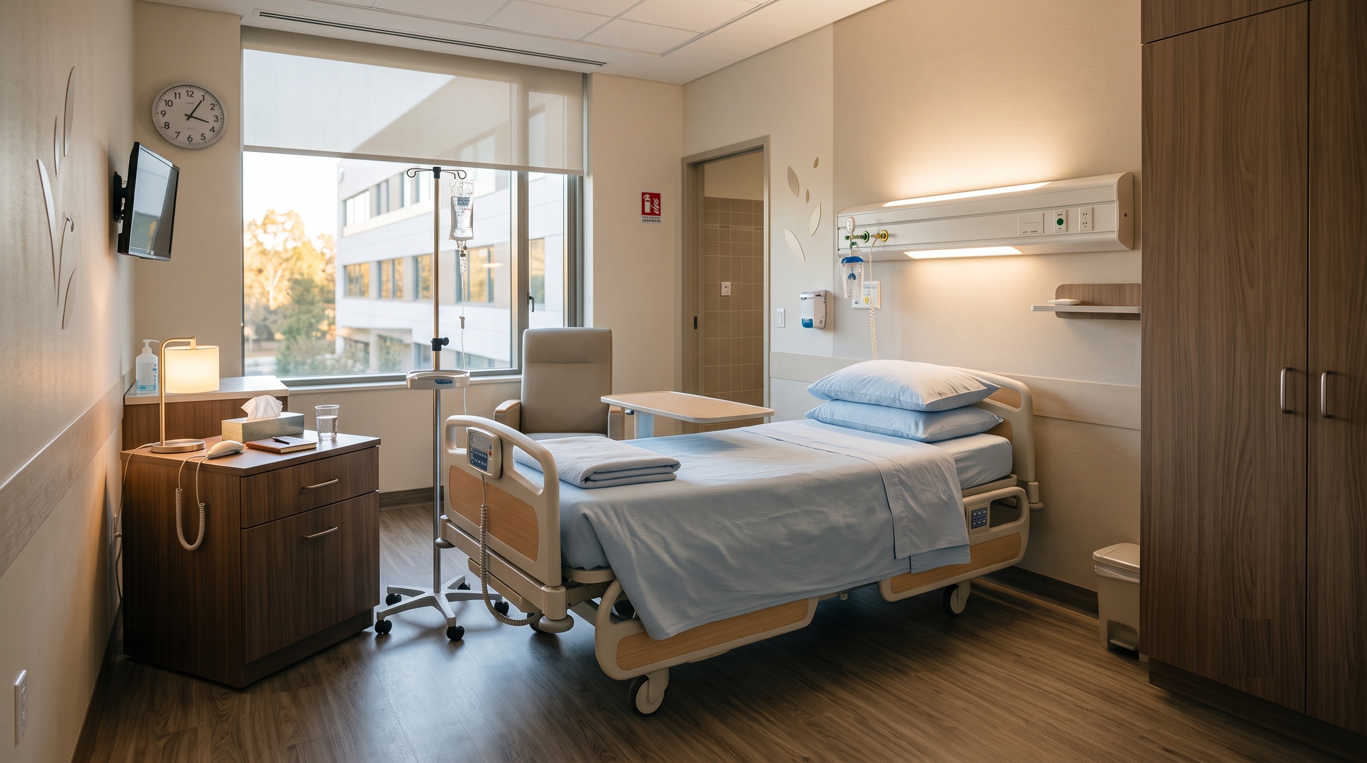How to design a modern and efficient hospital room