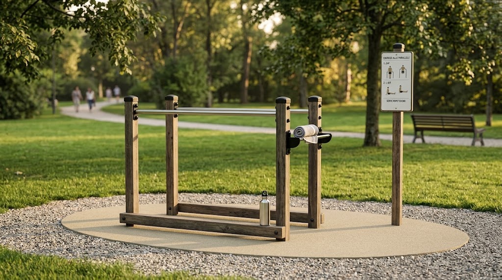 Outdoor fitness equipment for calisthenics: how to set up your area