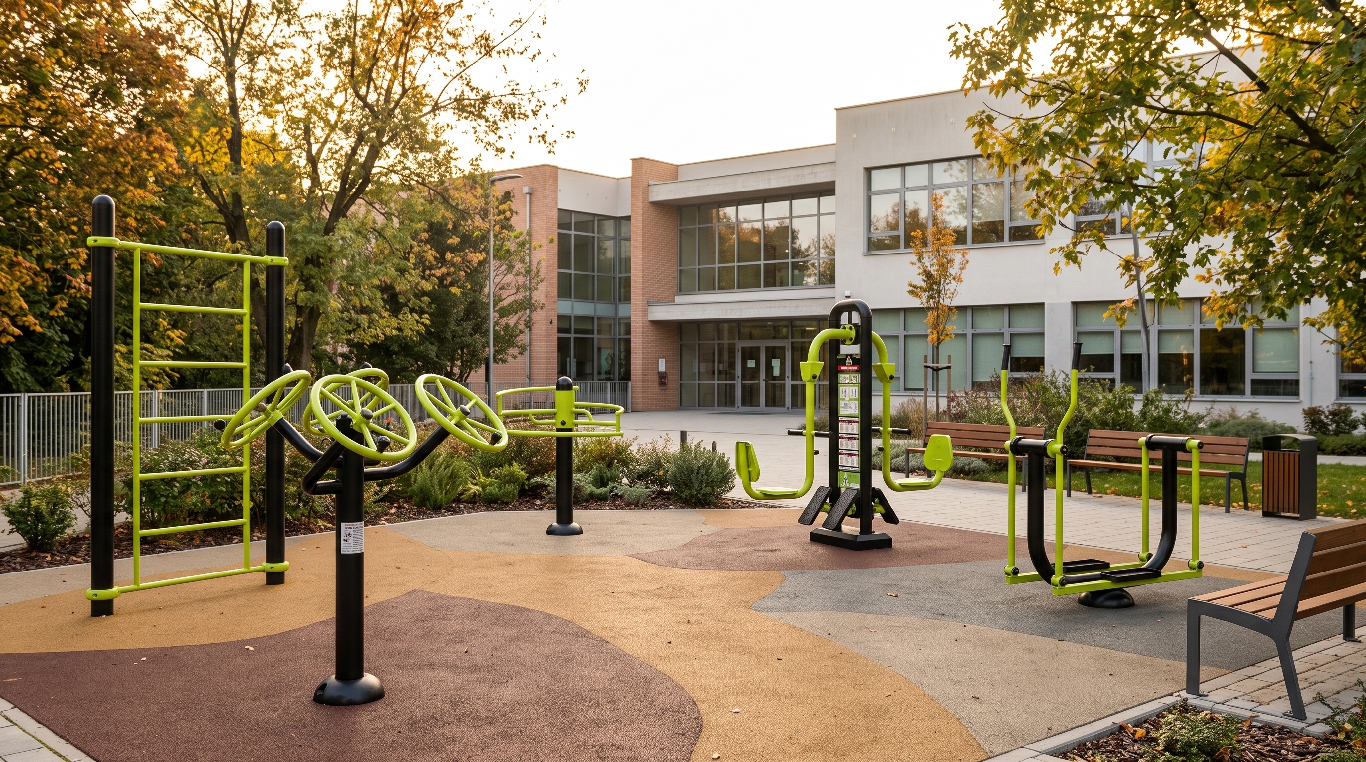 Outdoor fitness for schools: how to equip outdoor spaces