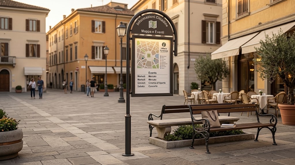 Street furniture noticeboards: functional and aesthetically pleasing
