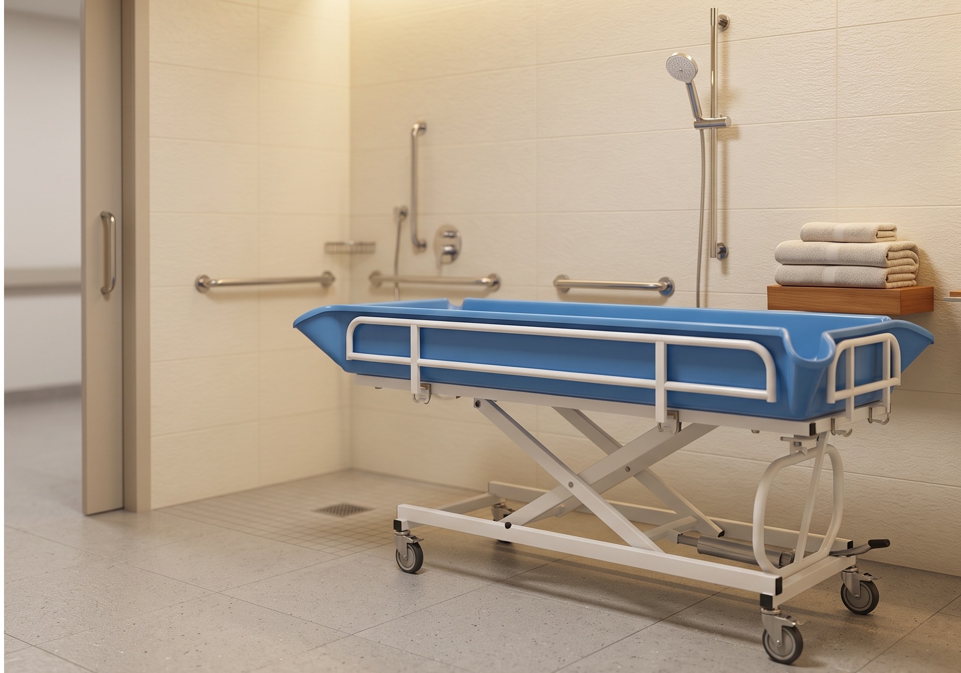 Types of shower stretchers: electric, hydraulic, and folding