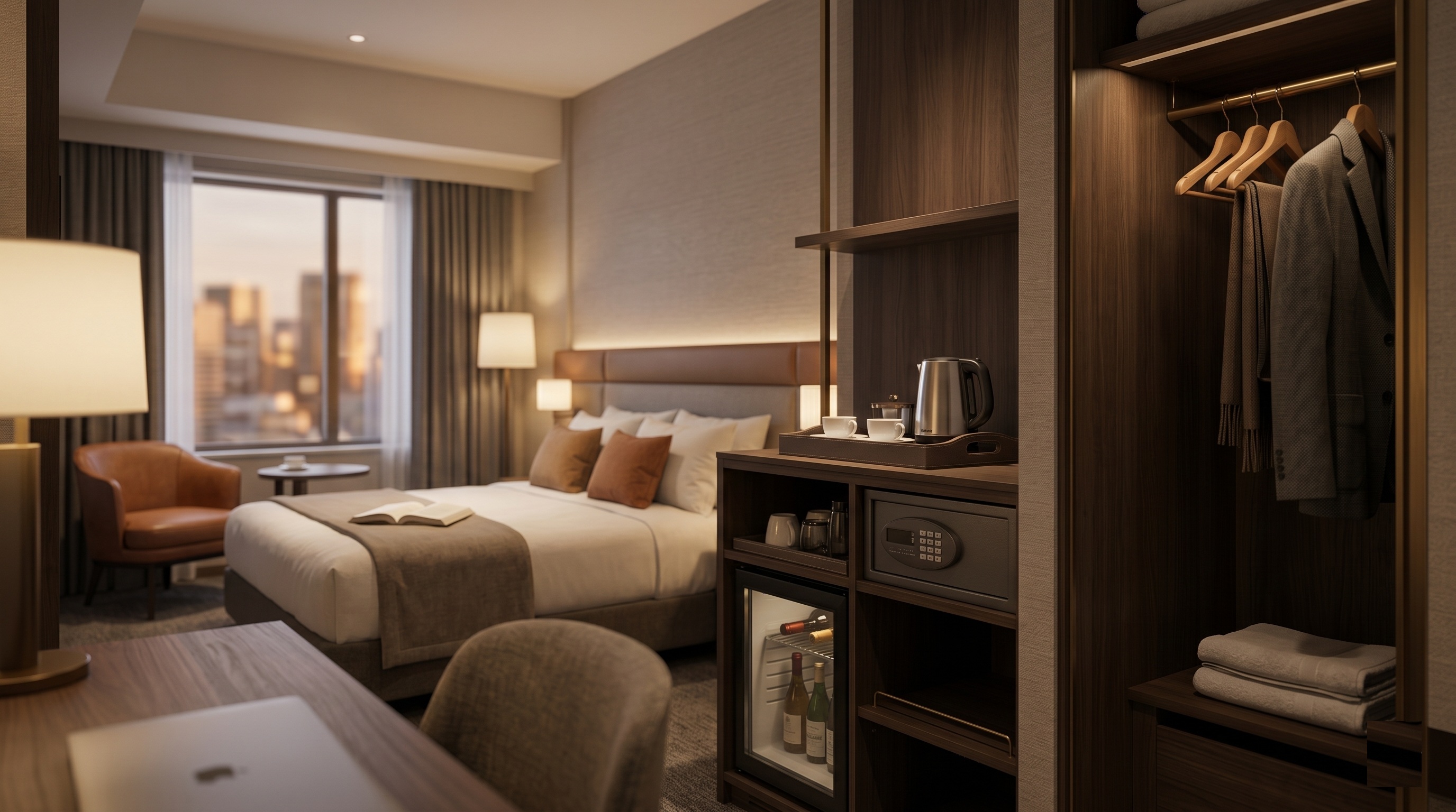What should never be missing in a hotel room?