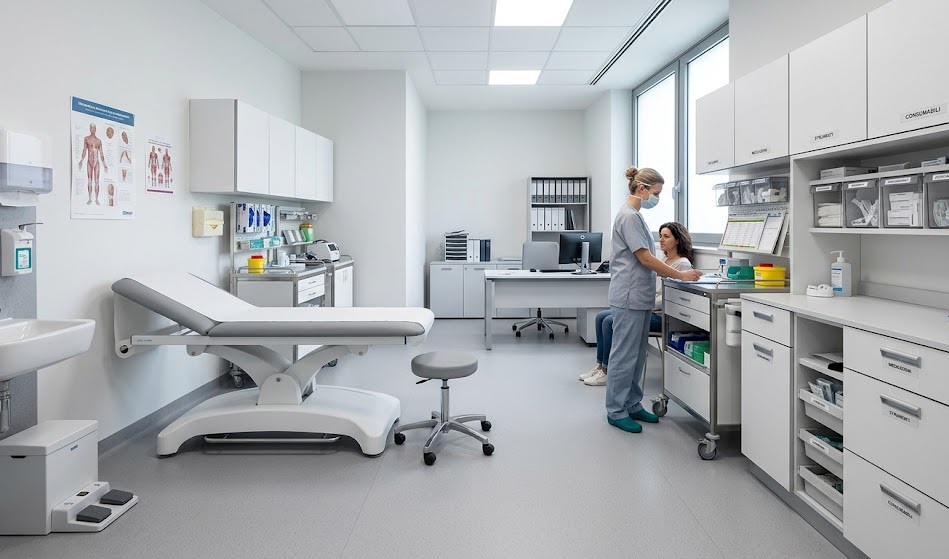 Technical furniture for medical practices: a complete guide for medical offices and clinics