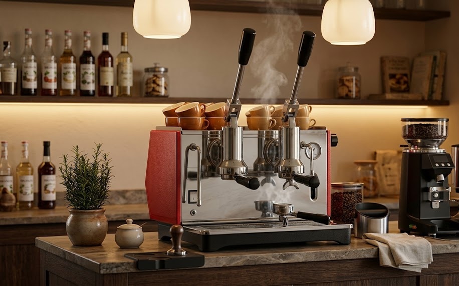 What is the difference between professional and home coffee machines?