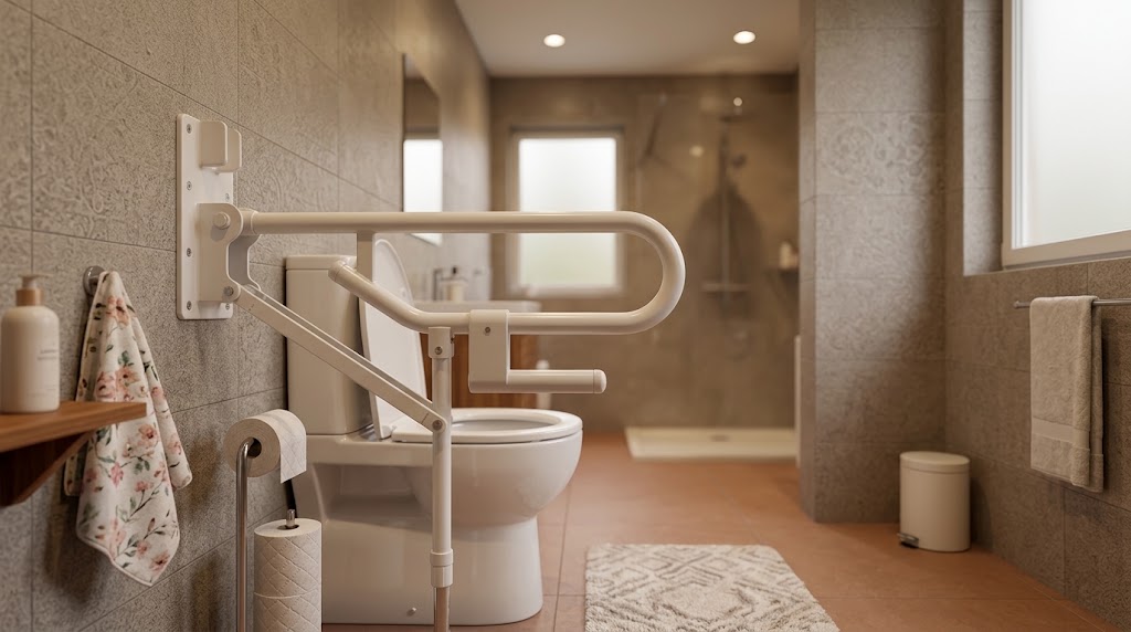 Folding grab bars for the disabled: features to consider