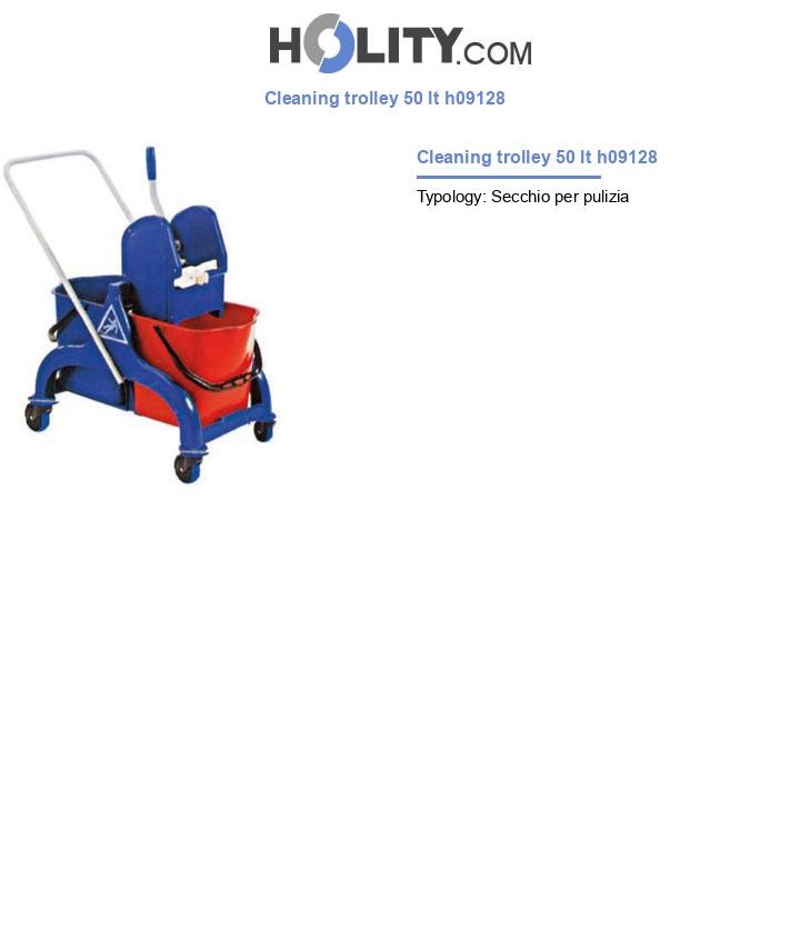 Cleaning trolley 50 lt h09128
