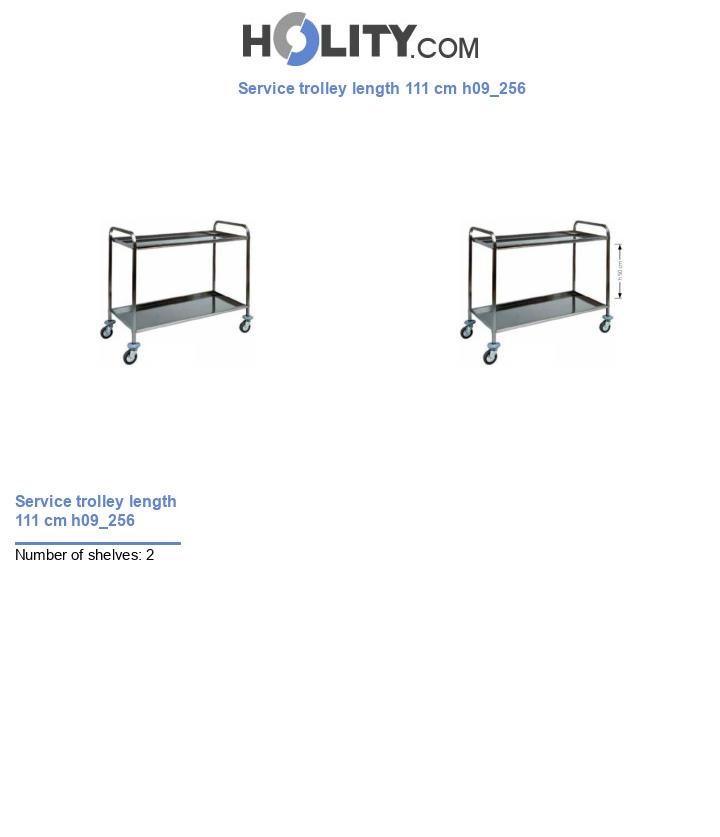 Service trolley length 111 cm h09_256