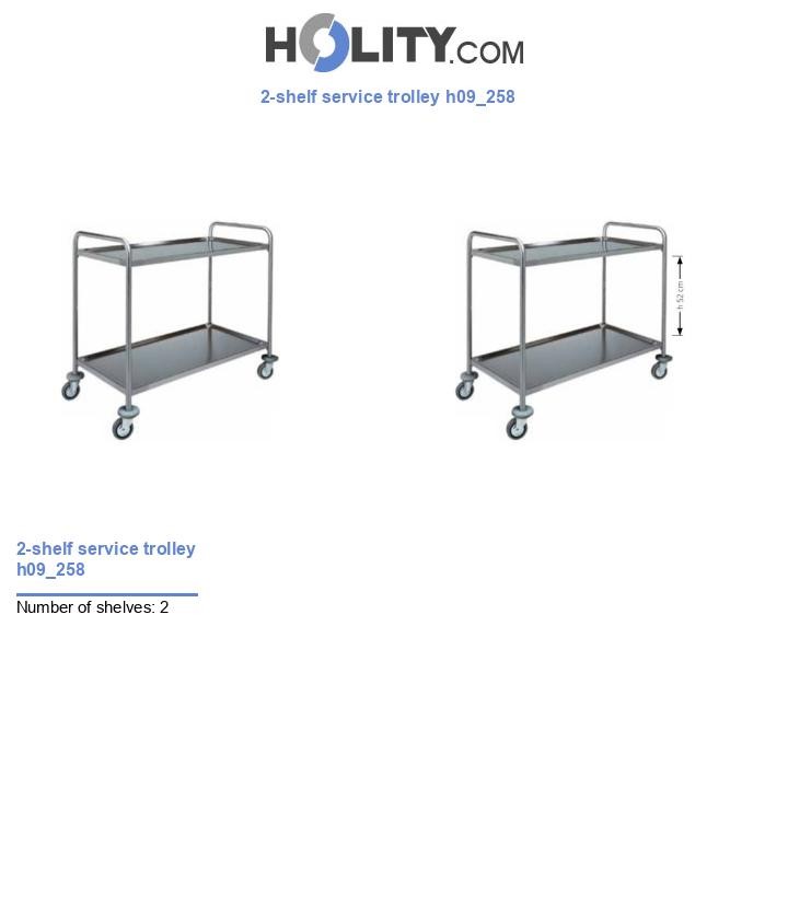2-shelf service trolley h09_258