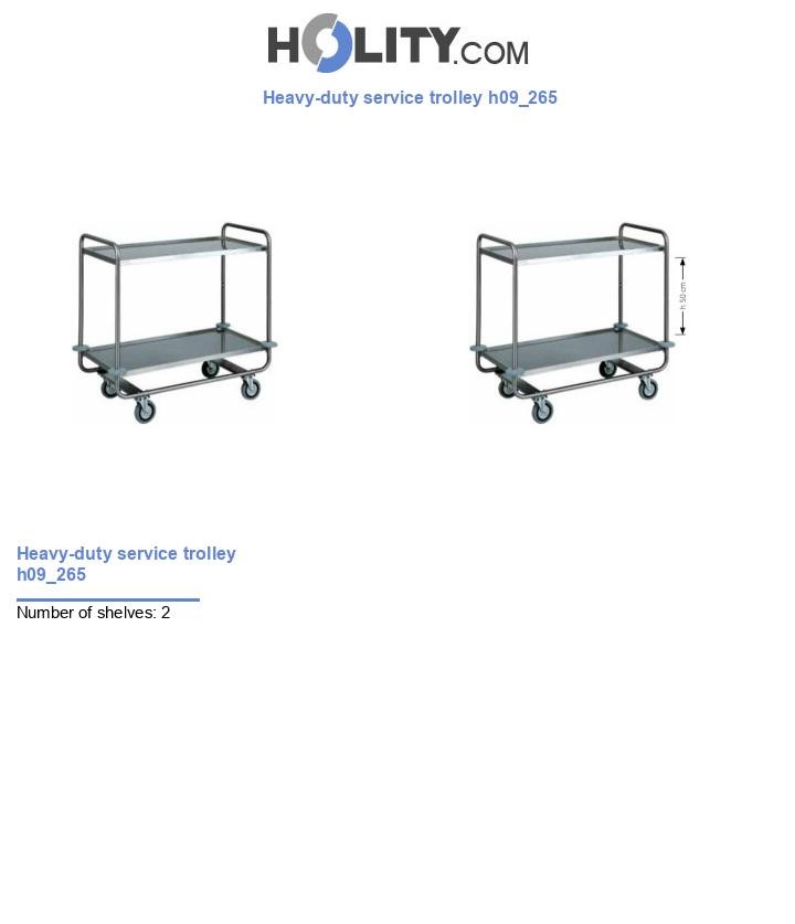 Heavy-duty service trolley h09_265