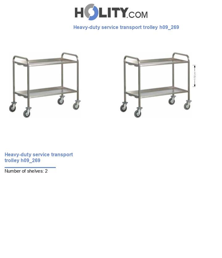 Heavy-duty service transport trolley h09_269