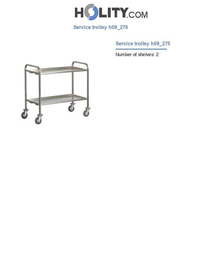 Service trolley h09_275