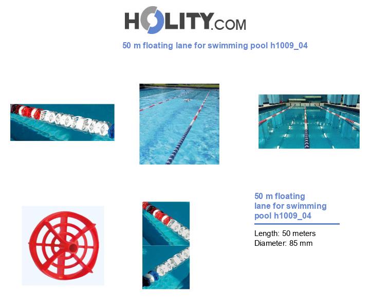50 m floating lane for swimming pool h1009_04