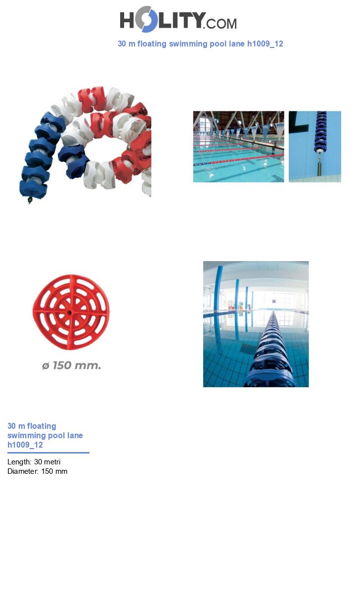 30 m floating swimming pool lane h1009_12