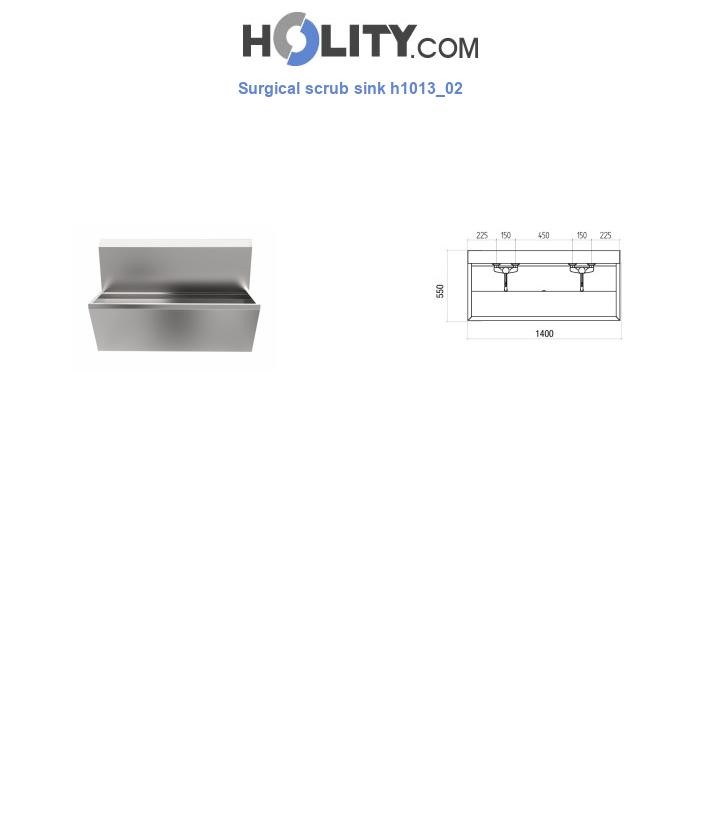 Surgical scrub sink h1013_02