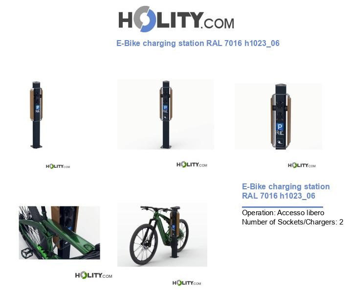 E-Bike charging station RAL 7016 h1023_06
