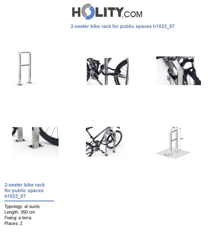 2-seater bike rack for public spaces h1023_07