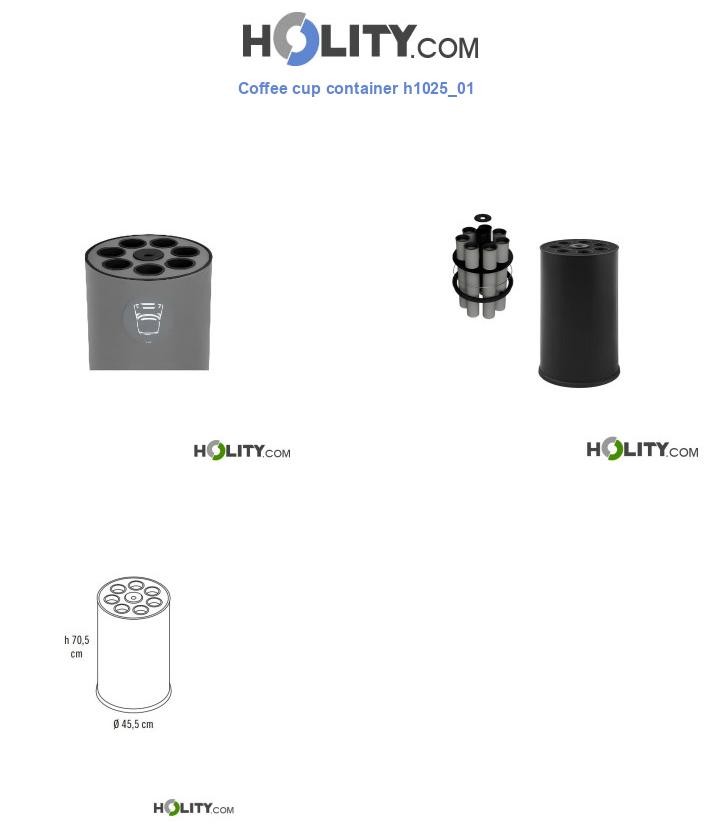 Coffee cup container h1025_01