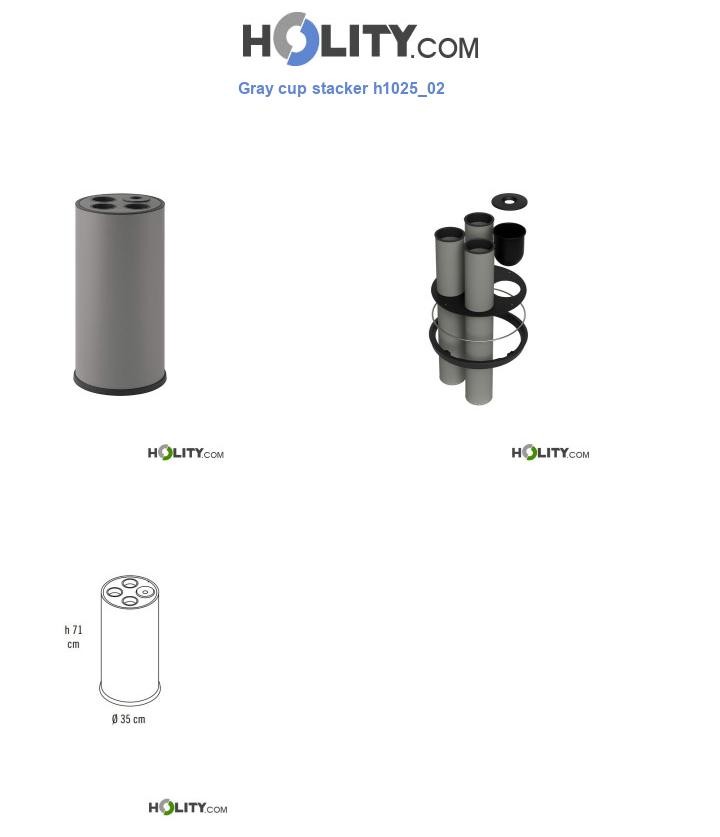 Gray cup stacker h1025_02