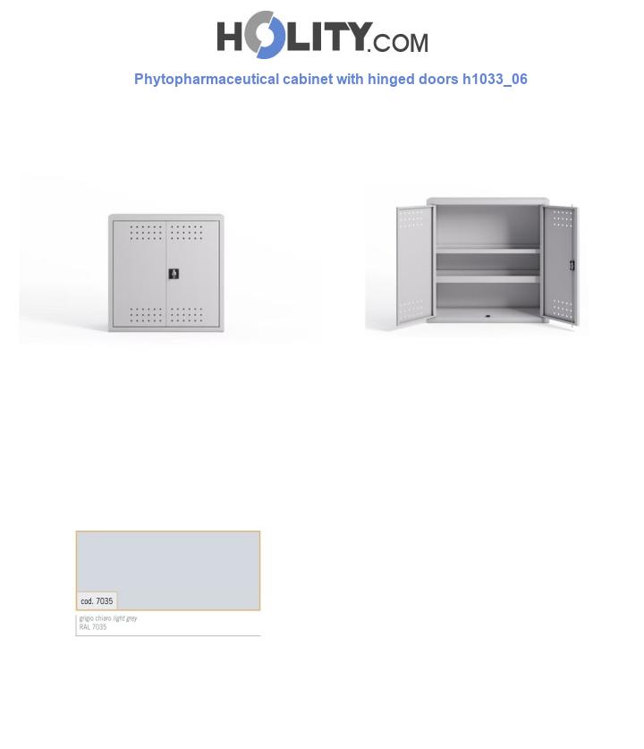 Phytopharmaceutical cabinet with hinged doors h1033_06