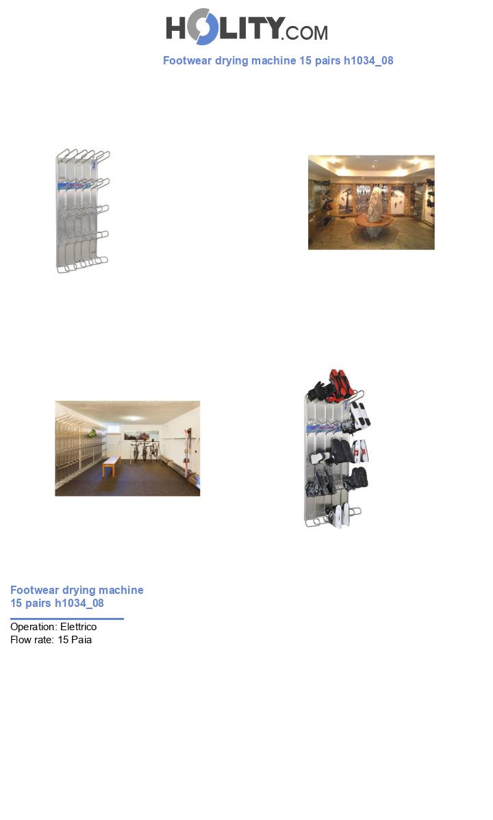 Footwear drying machine 15 pairs h1034_08