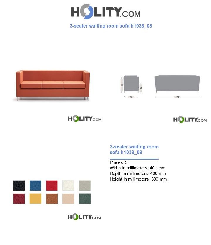3-seater waiting room sofa h1038_08