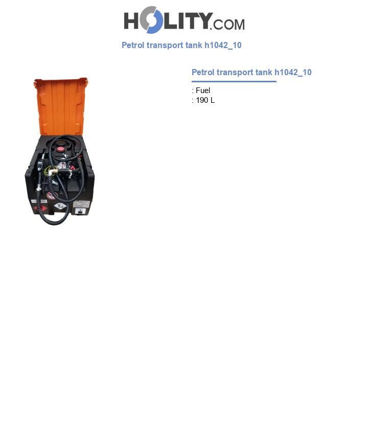 Petrol transport tank h1042_10