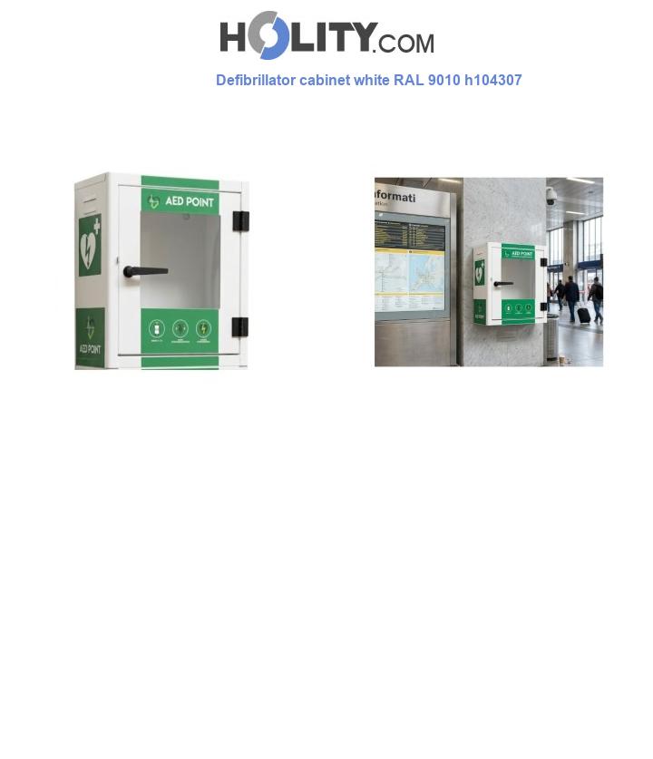 Defibrillator cabinet white RAL 9010 h104307