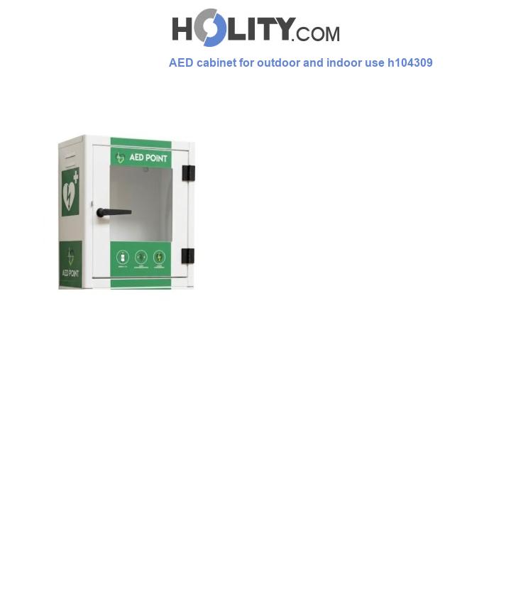 AED cabinet for outdoor and indoor use h104309