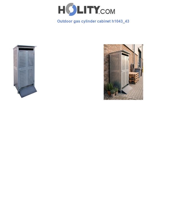 Outdoor gas cylinder cabinet h1043_43
