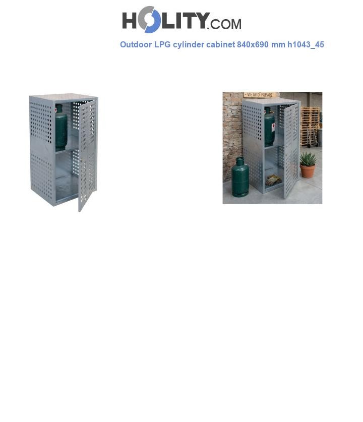 Outdoor LPG cylinder cabinet 840x690 mm h1043_45