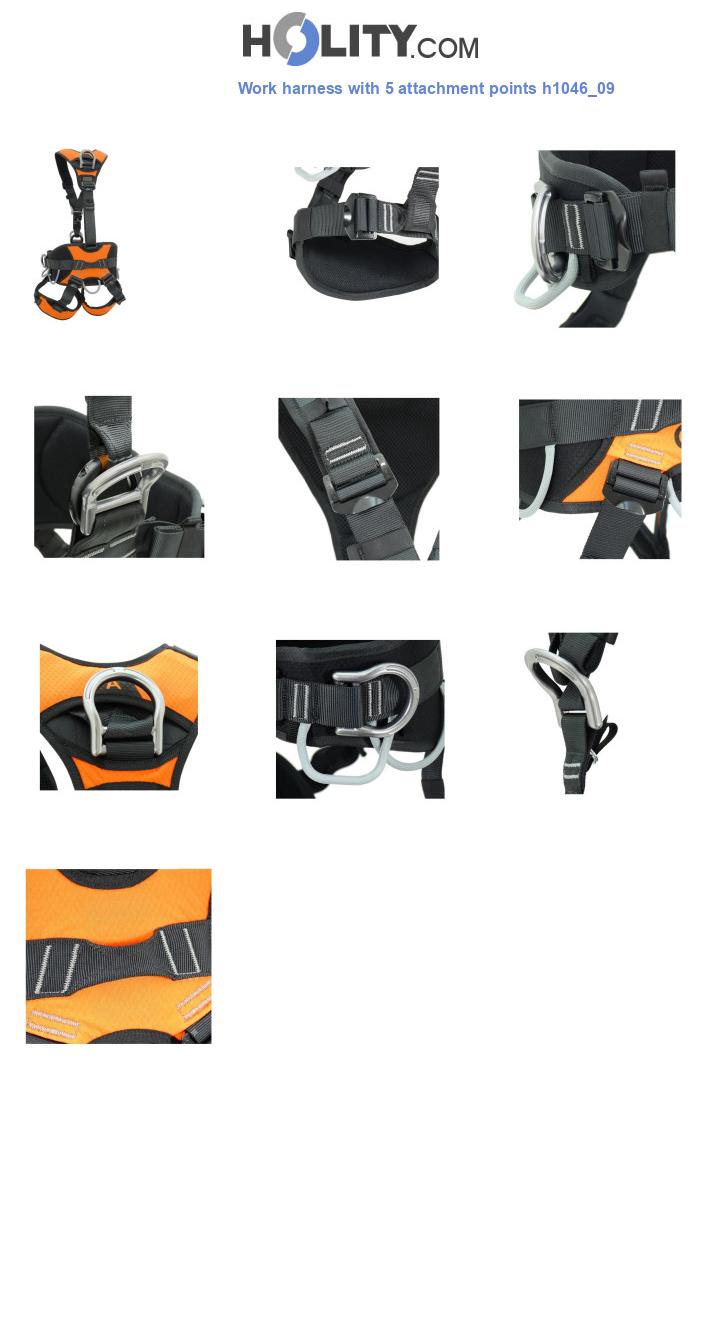 Work harness with 5 attachment points h1046_09