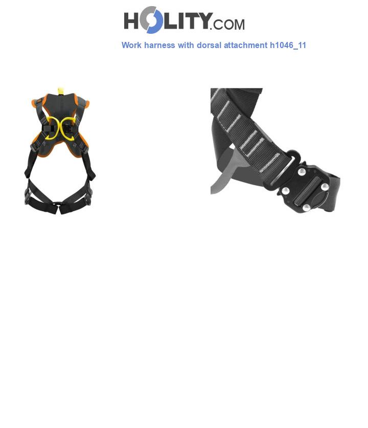 Work harness with dorsal attachment h1046_11