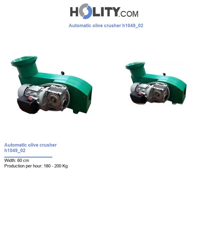 Automatic olive crusher h1049_02