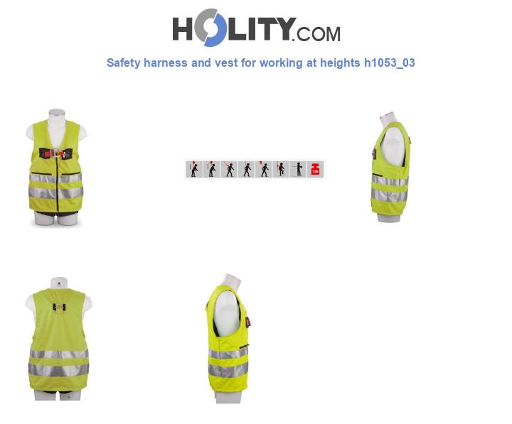 Safety harness and vest for working at heights h1053_03