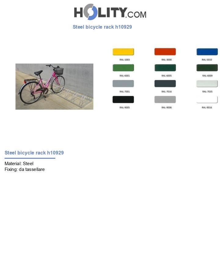 Steel bicycle rack h10929