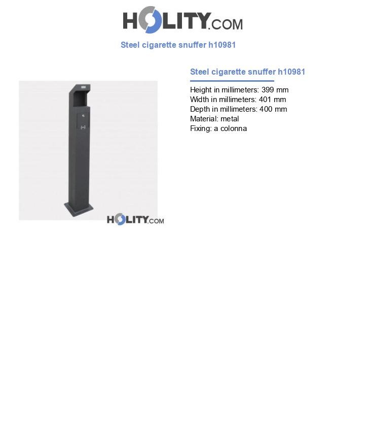 Steel cigarette snuffer h10981