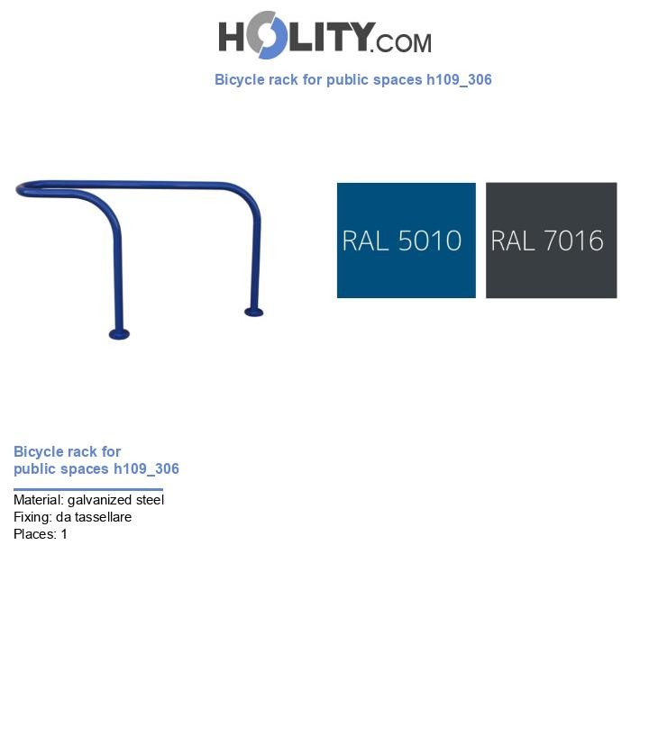Bicycle rack for public spaces h109_306