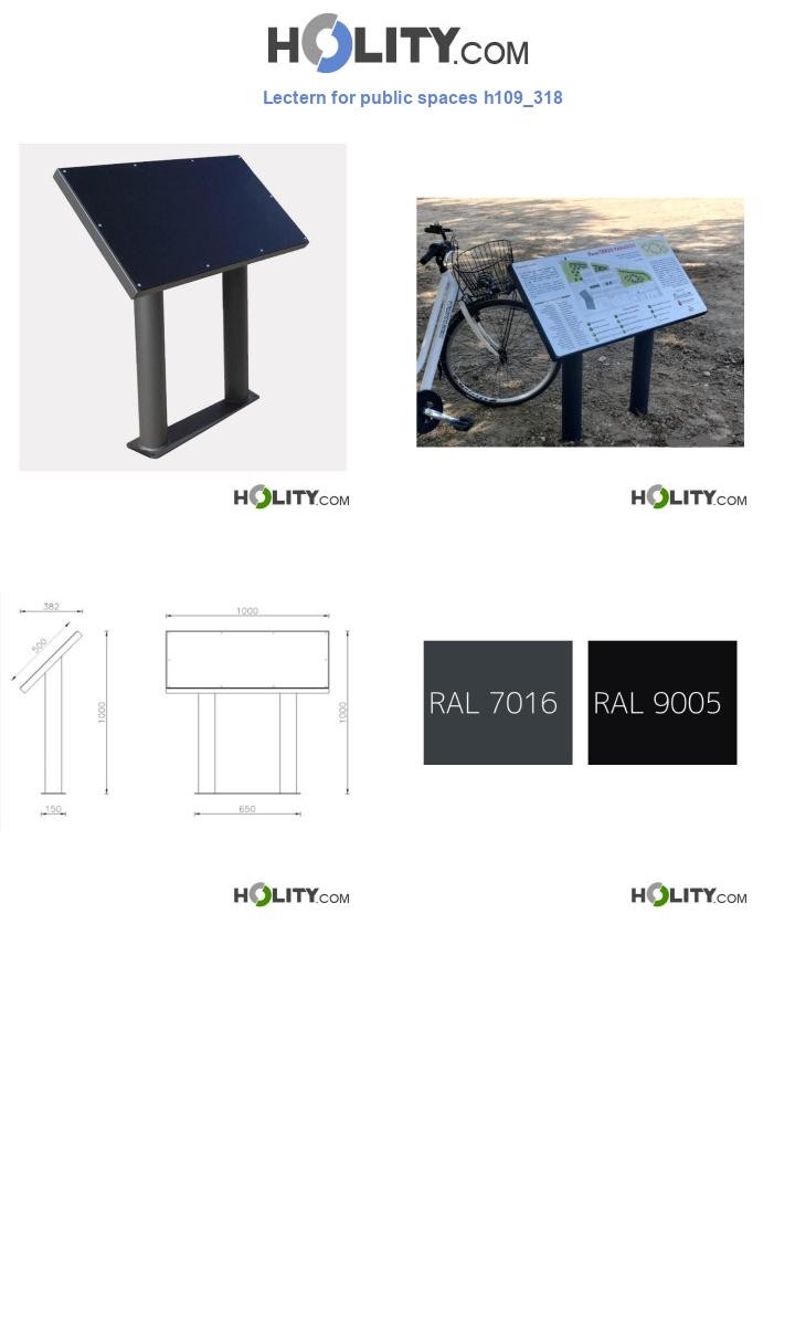 Lectern for public spaces h109_318