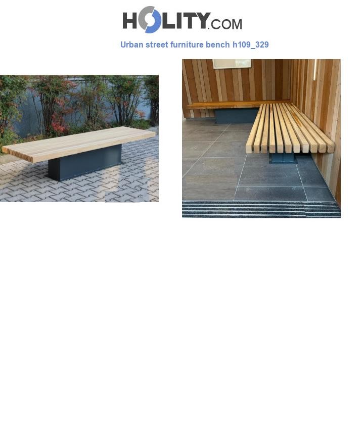 Urban street furniture bench h109_329