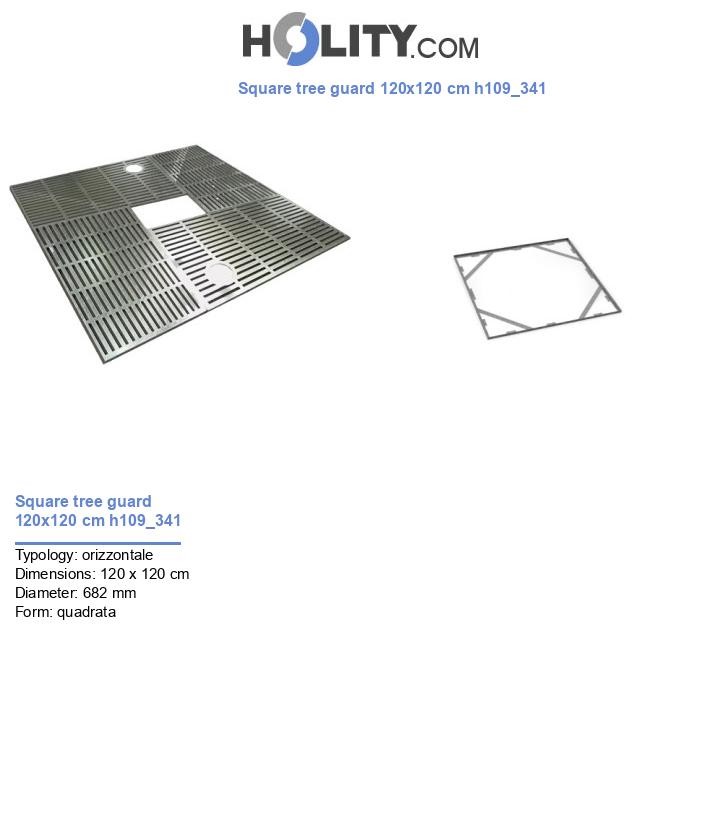 Square tree guard 120x120 cm h109_341