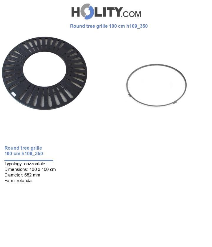 Round tree grille 100 cm h109_350