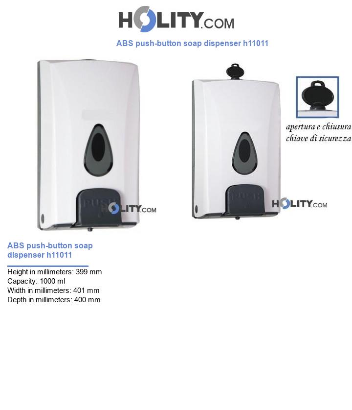 ABS push-button soap dispenser h11011